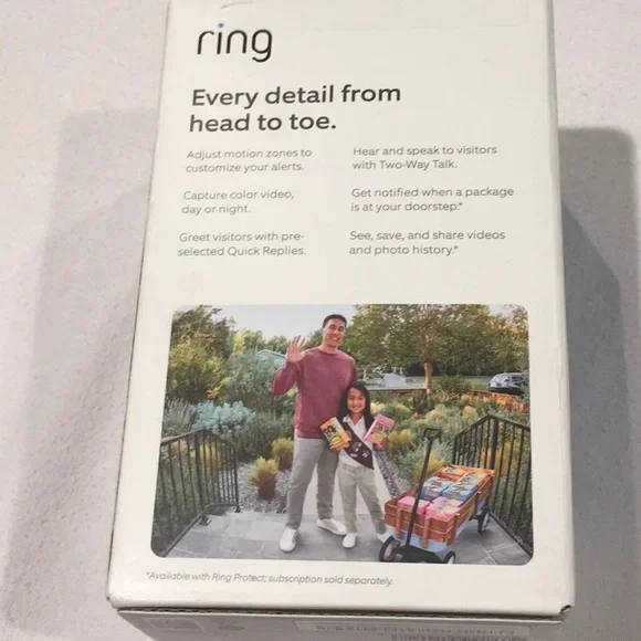 New Ring Battery-Powered HD+ Video Doorbell - Picture 2 of 4